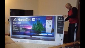 LG NanoCell 4K 86" Unboxing (86NANO91)