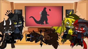 The kaiju react to The Evolution of Godzilla (Animated) | Gacha club