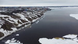 Ледоход 2024. Дудинка.