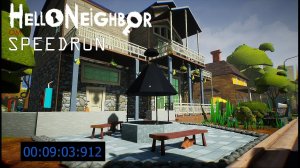 Old Memories (SPEEDRUN) [UNDER 10 MINUTES] | Hello Neighbor Mod