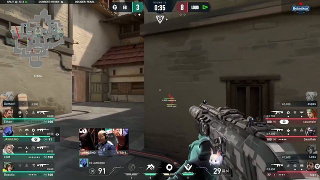 13-0!! LOUD vs Evil Geniuses - HIGHLIGHTS | VALORANT Champions Tour 2023: Americas League