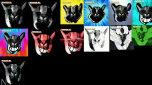 Радостные лица шлепа но это 18 фаза жутких  лиц поют I'm blue