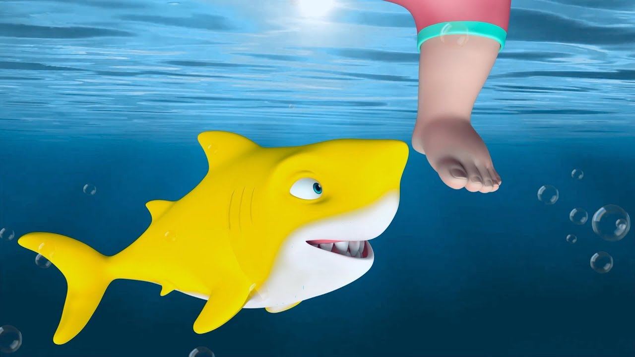Baby Shark Doo Doo | Nursery Rhymes & Kids Songs | Shark Videos for Kids смотреть онлайн