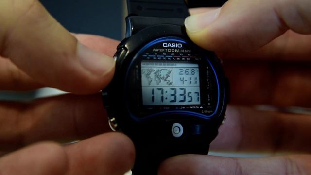 Casio TS-100 Thermometer Watch смотреть онлайн