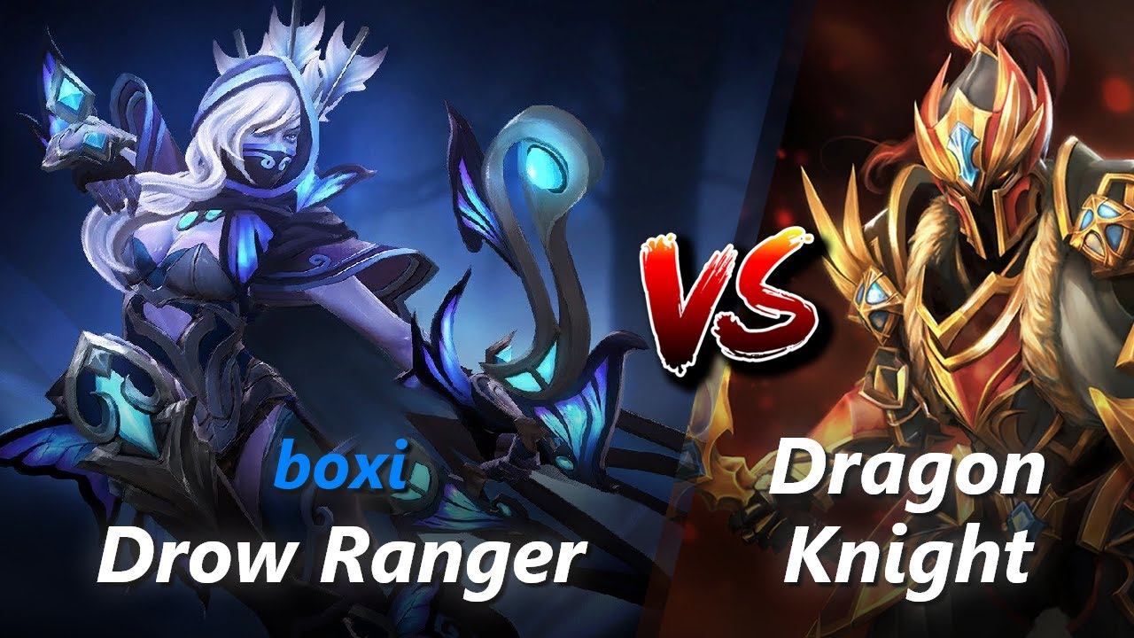 How to Drow Ranger safelane vs Dragon Knight/Skywrath Mage (feat. boxi) | First 10 minutes смотреть онлайн