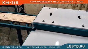 Многопильный кромкообрезной станок КМ-250