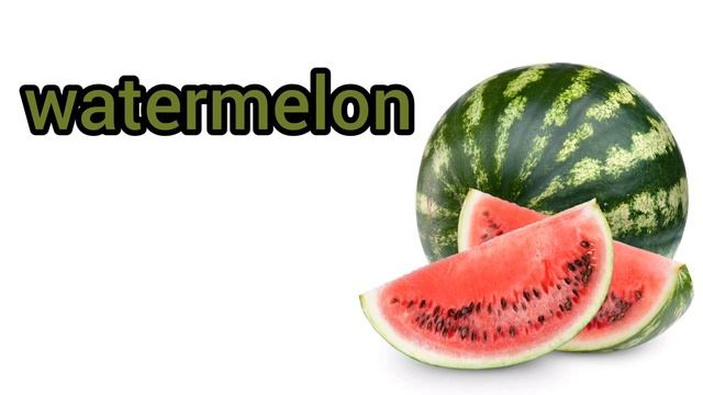 How to Pronounce watermelon in English