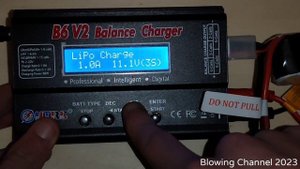 HTRC B6 V2 balance charger part. 2 - Battery charging and settings