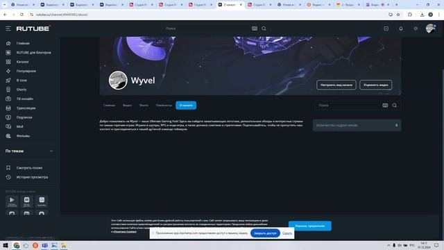 Обзор канала