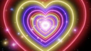 Радужная сердце