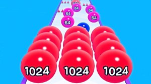 Ball Run 3D: Number Merge 2048 Asmr ! All Levels Gameplay Level (5-9) android, ios