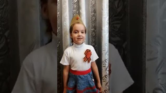 Вероника 5 лет, р.п. Сосновка: стихи Победы