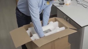 Распаковка и подготовка к работе анализатора влажности SARTORIUS MA 35 (Германия)