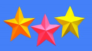 Как сделать бумажные звезды