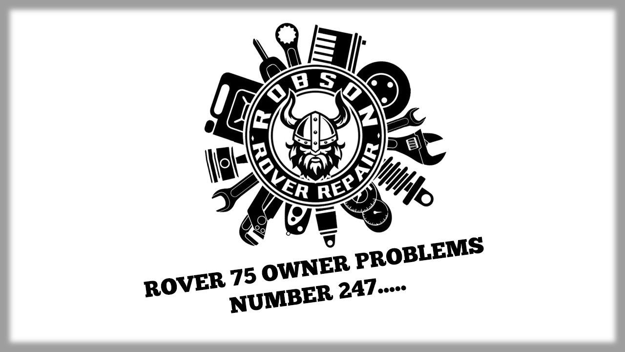 Rover 75 drive way mechanics will understand.....