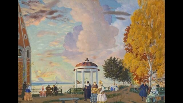 П.И.Чайковский "Юмореска" Олег Каган. Жанровые картины Бориса Кустодиева смотреть онлайн