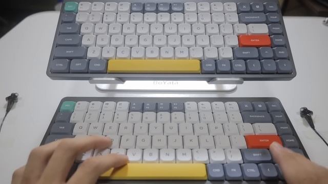 【ASMR】青軸vs茶軸 2種類のタイピング音対決【SUB】Blue axis vs brown axis 2 types of typing sound confrontation смотреть онлайн