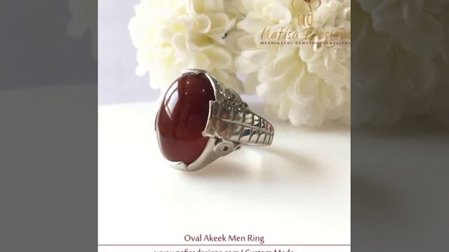 Oval Akeek men Ring смотреть онлайн