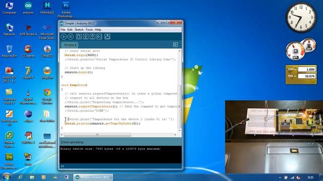 Arduino Digital Thermometer DS1820.mp4 смотреть онлайн
