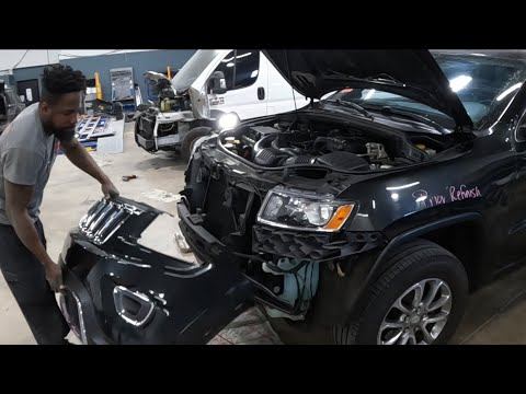 2014 Jeep Grand Cherokee how to take the front bumper and headlight off смотреть онлайн