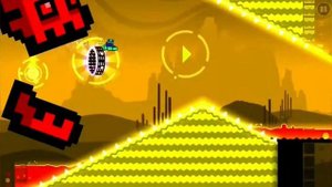 Двойная версия уровня с черепом   В Geometry Dash