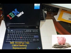 Replacing CMOS Battery for an IBM Thinkpad T42
