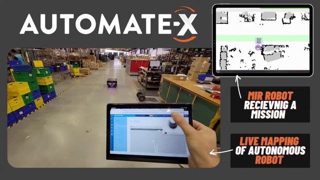 Mapping of MiR Autonomous Mobile Robot - AMR смотреть онлайн