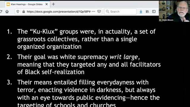 A “Reign of Terror” in North Carolina: Wyatt Outlaw, the Kirk-Holden War, & the KKK Hearings