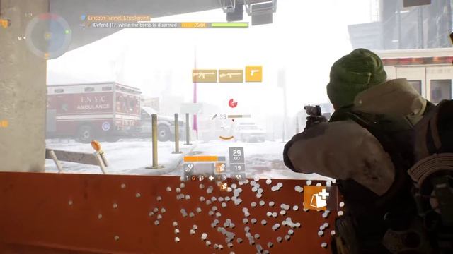 the division - lincoln tunnel checkpoint - heroic solo gameplay смотреть онлайн
