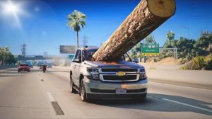 BeamNG Drive — Реалистичные аварии на автостраде