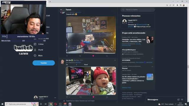 AVALIANDO OS SETUPS DOS VIEWERS!! смотреть онлайн