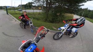 Покатушки на питбайке Apollo 150