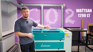 ЗАЧЕМ нужен CO2 ЛАЗЕР ⚡️ в студии 3D печати? ОБЗОР Wattsan 1290 LT #wattsan #co2  #wattsan1290LT