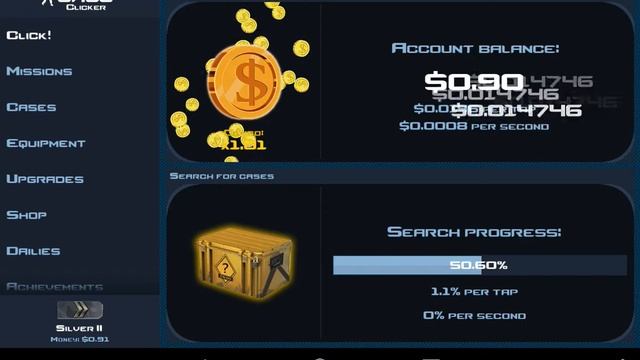 Играем на полном океане!!! (Case Clicker) смотреть онлайн