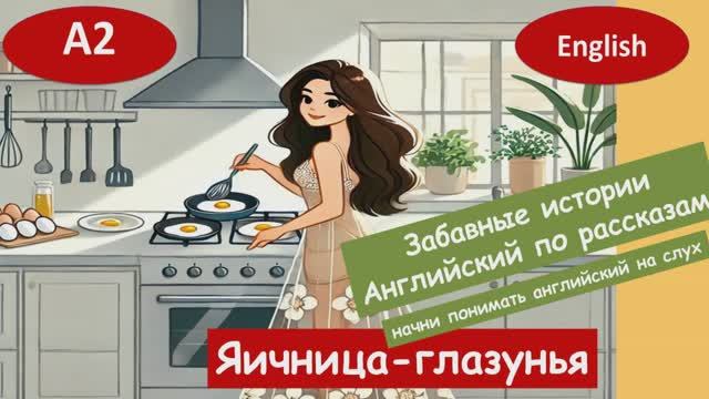 Fried eggs. Забавный рассказ на английском для начинающих (А2).