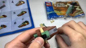 LEGO STAR WARS 6964 boba Fett's Slave Ⅰ build / レゴ ブロック スターウォーズ ボバフェット スレーブ1 組み立て