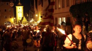 Ротенбург-на-Таубере, Германия 4K - Фестиваль Имперского города