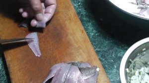 Тала из мелкой кефали.