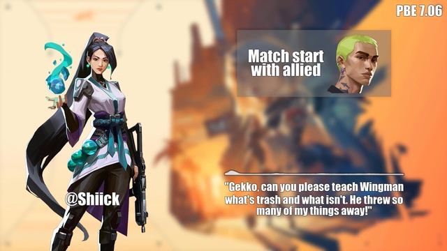 *NEW* Sage voicelines from 7.06 PBE. смотреть онлайн