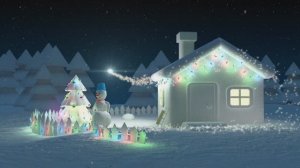 Новогодняя заставка - С Наступающим Новым Годом 2025 !!! футаж интро поздравление