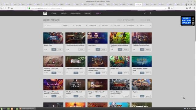 Joe’s Super Fantabulous PC Gaming Channel Live Stream - Joe goes to GOG смотреть онлайн