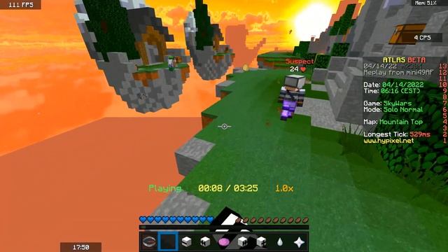 Атлас на skywars. #StopAutoCliking