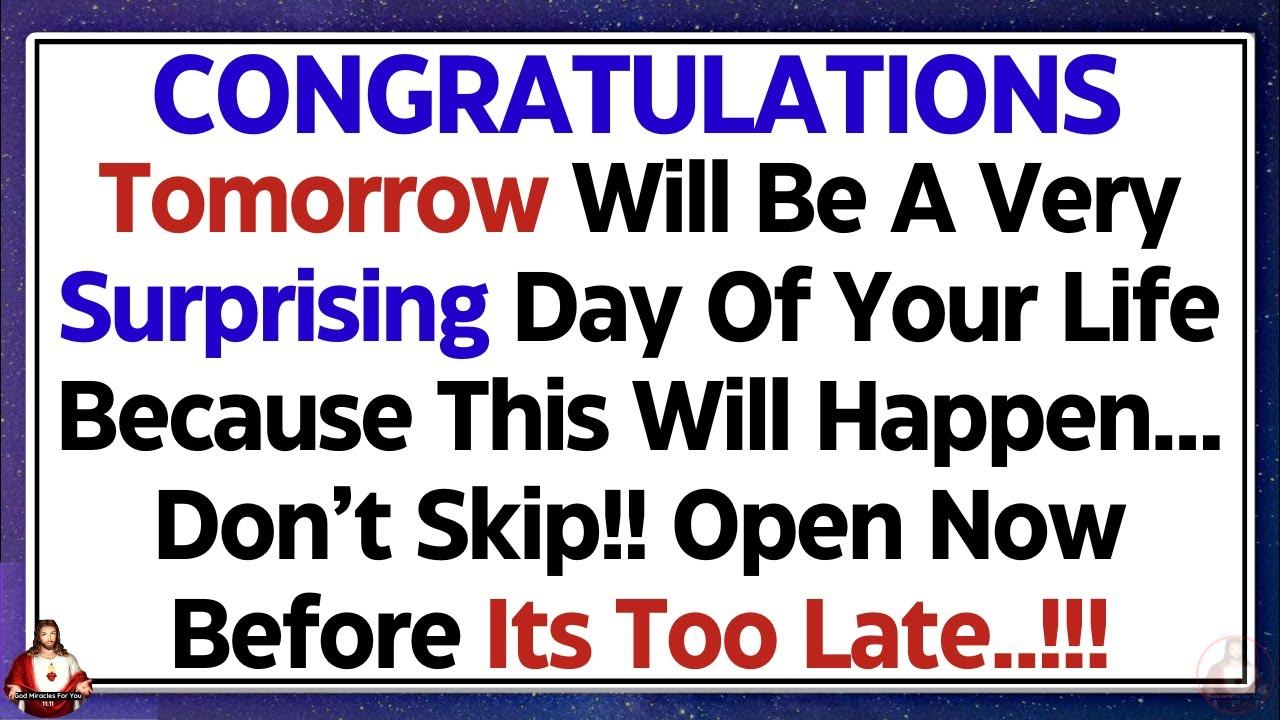 11:11💌God Says, You Will Be Very Happy Tomorrow Because... | Gods Message Today For You #god #jesus