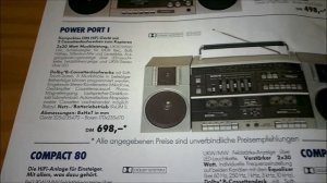 UHER Power Port 1 vintage boombox ghettoblaster from 1983