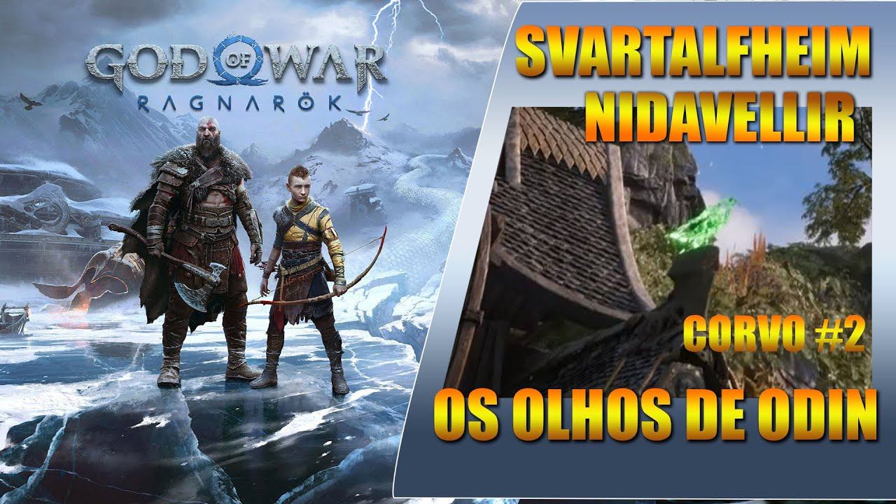 God of War Ragnarok Localização do Corvo 2 NIDAVELLIR смотреть онлайн
