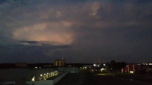 Множество молний над Москвой - Гроза 1 июля 2019 года! Часть 2