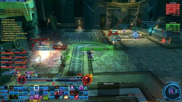 SWTOR PvE 5.10 - Corruption Sorcerer - Veteran Mode Temple of Sacrifice (April 13-14, 2019) смотреть онлайн