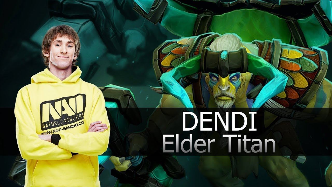 Dendi из Navi играет за Elder Titan (PUB) смотреть онлайн