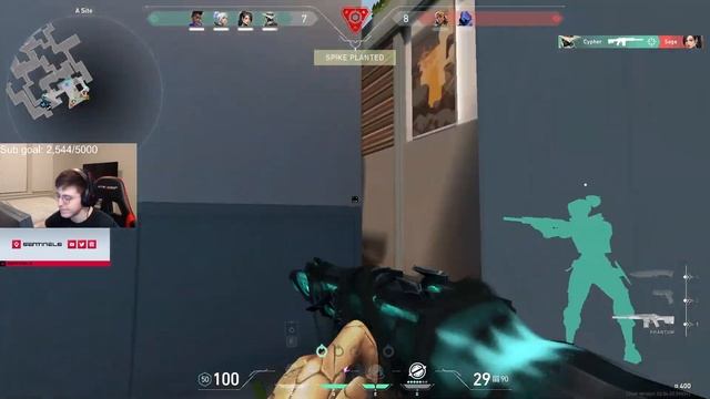 AWSOME ASTRA GAMEPLAY BY SEN SOMBS ON SPLIT | 24 ELIMS - VALORANT смотреть онлайн