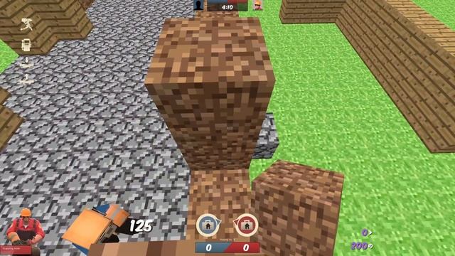 MineFortress 2: TF2 Becomes a MINECRAFT NOW... (Vscript)